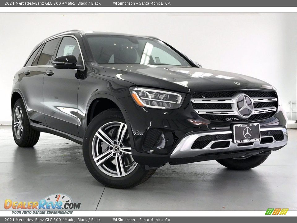 2021 Mercedes-Benz GLC 300 4Matic Black / Black Photo #10