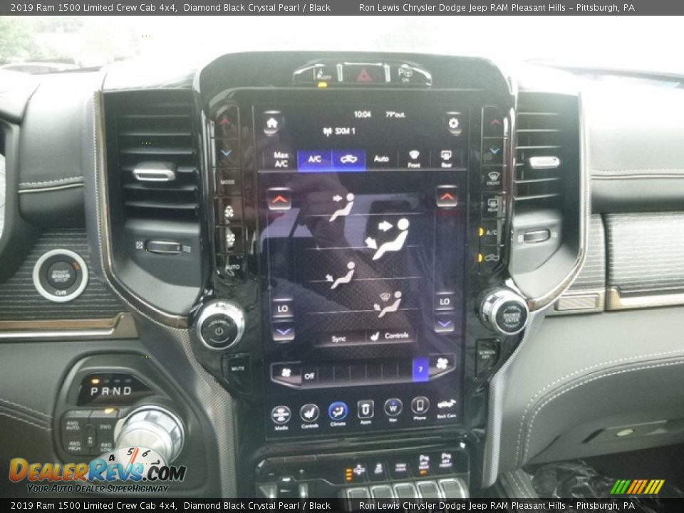 2019 Ram 1500 Limited Crew Cab 4x4 Diamond Black Crystal Pearl / Black Photo #18