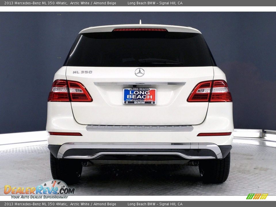 2013 Mercedes-Benz ML 350 4Matic Arctic White / Almond Beige Photo #3