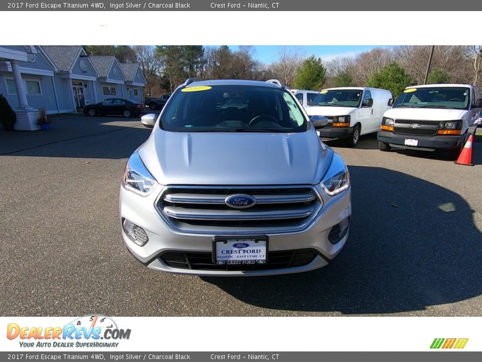 2017 Ford Escape Titanium 4WD Ingot Silver / Charcoal Black Photo #2