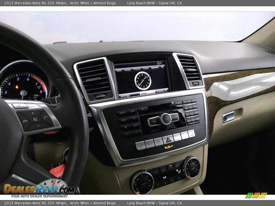 2013 Mercedes-Benz ML 350 4Matic Arctic White / Almond Beige Photo #5