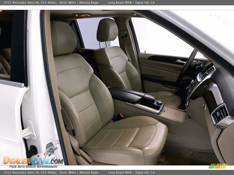 2013 Mercedes-Benz ML 350 4Matic Arctic White / Almond Beige Photo #6