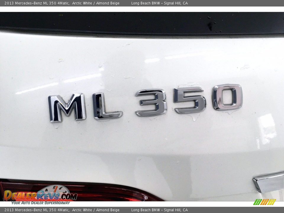 2013 Mercedes-Benz ML 350 4Matic Arctic White / Almond Beige Photo #7