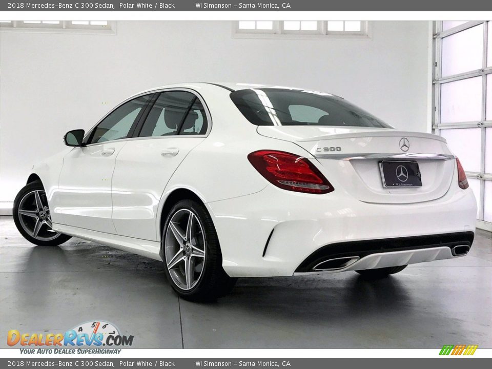 2018 Mercedes-Benz C 300 Sedan Polar White / Black Photo #10