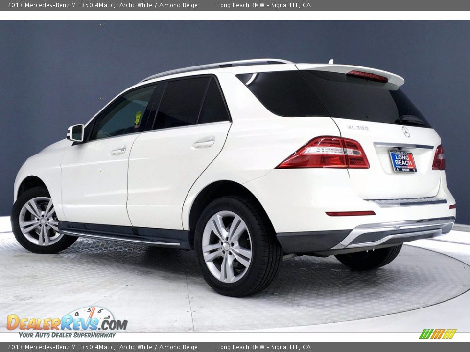 2013 Mercedes-Benz ML 350 4Matic Arctic White / Almond Beige Photo #10