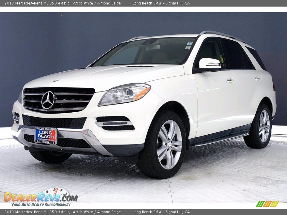 2013 Mercedes-Benz ML 350 4Matic Arctic White / Almond Beige Photo #12