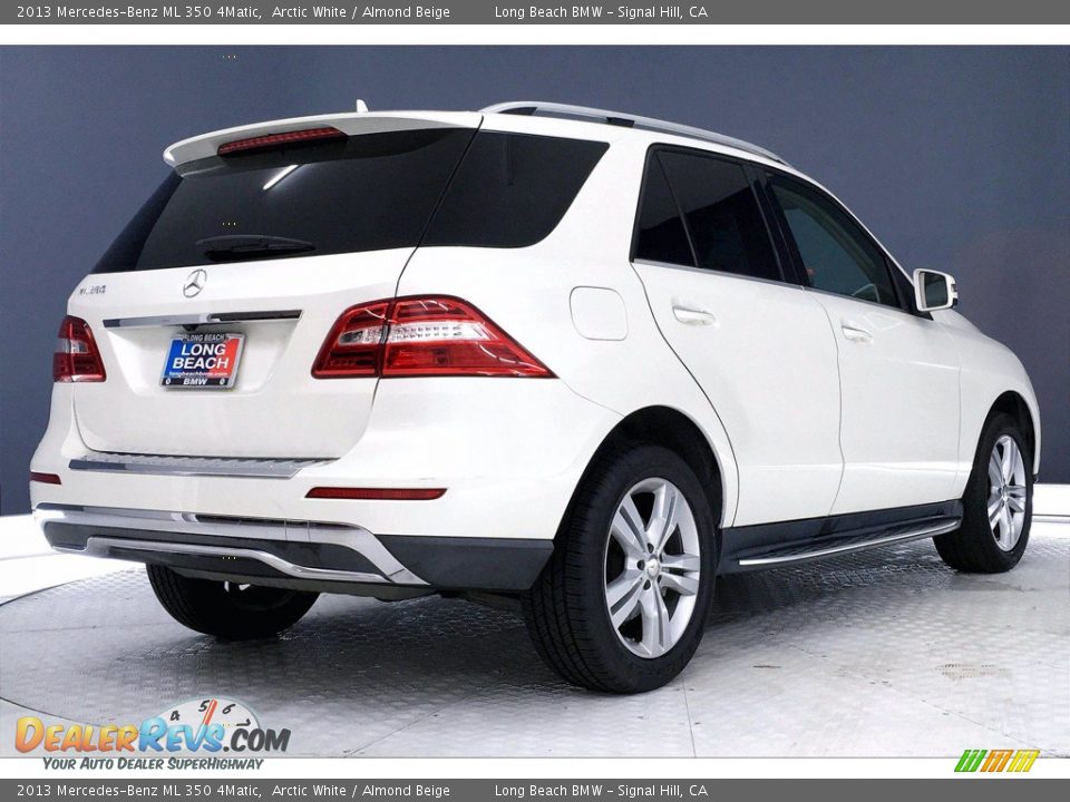 2013 Mercedes-Benz ML 350 4Matic Arctic White / Almond Beige Photo #13