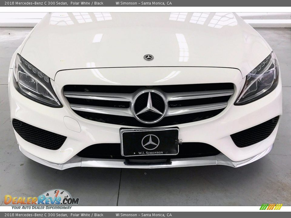 2018 Mercedes-Benz C 300 Sedan Polar White / Black Photo #30