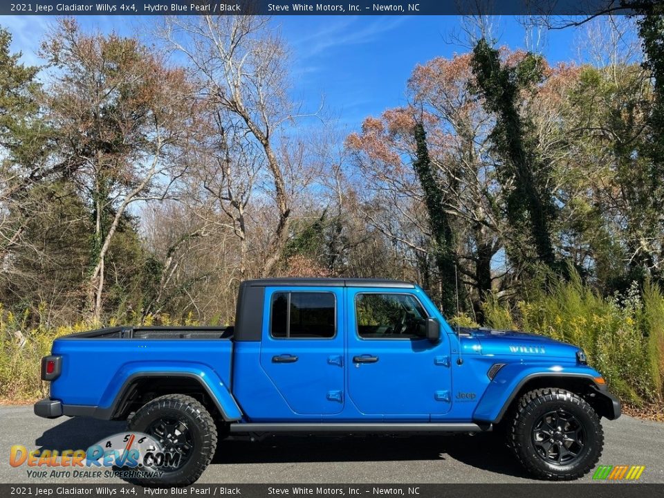 Hydro Blue Pearl 2021 Jeep Gladiator Willys 4x4 Photo #5