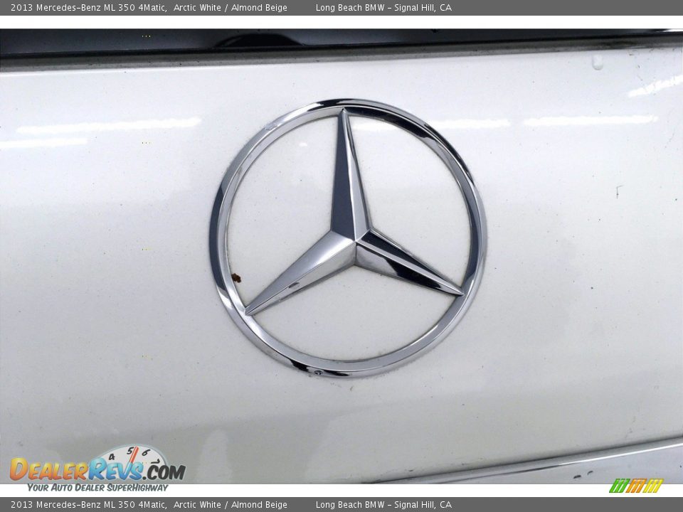 2013 Mercedes-Benz ML 350 4Matic Arctic White / Almond Beige Photo #34