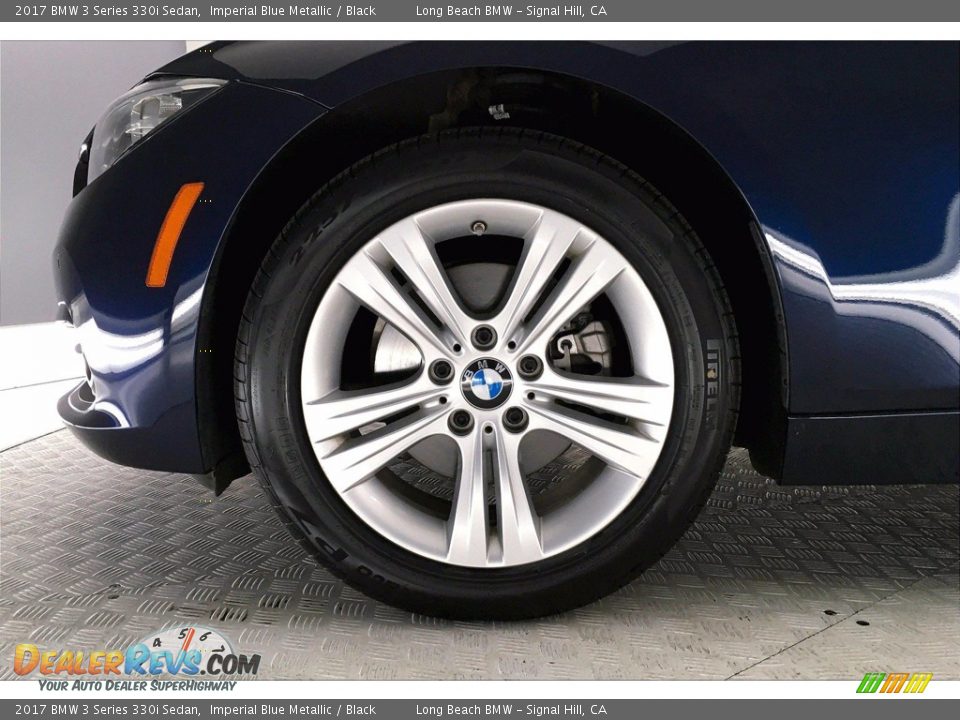 2017 BMW 3 Series 330i Sedan Imperial Blue Metallic / Black Photo #8