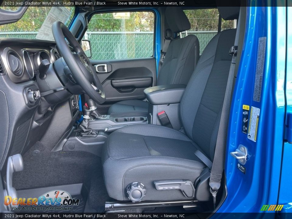 2021 Jeep Gladiator Willys 4x4 Hydro Blue Pearl / Black Photo #11