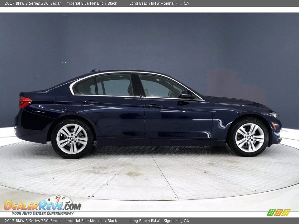 2017 BMW 3 Series 330i Sedan Imperial Blue Metallic / Black Photo #14