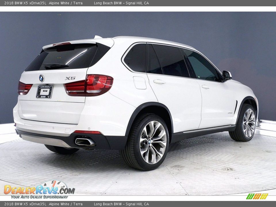 2018 BMW X5 xDrive35i Alpine White / Terra Photo #13