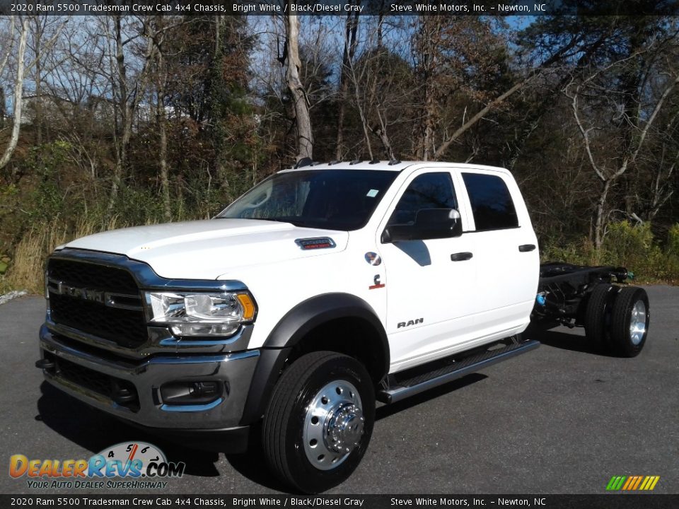 2020 Ram 5500 Tradesman Crew Cab 4x4 Chassis Bright White / Black/Diesel Gray Photo #2