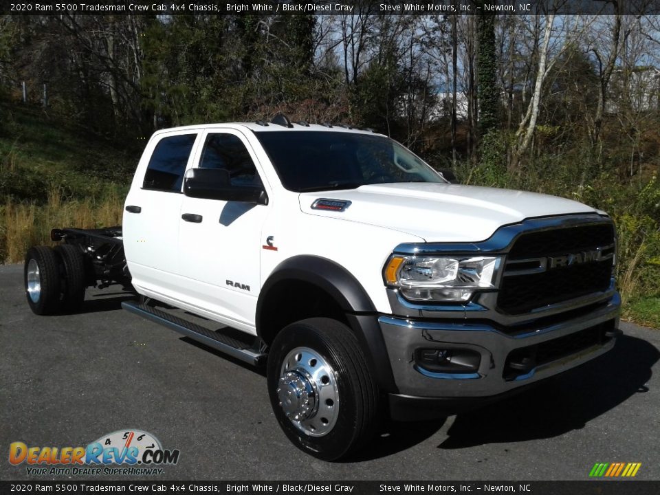 2020 Ram 5500 Tradesman Crew Cab 4x4 Chassis Bright White / Black/Diesel Gray Photo #4