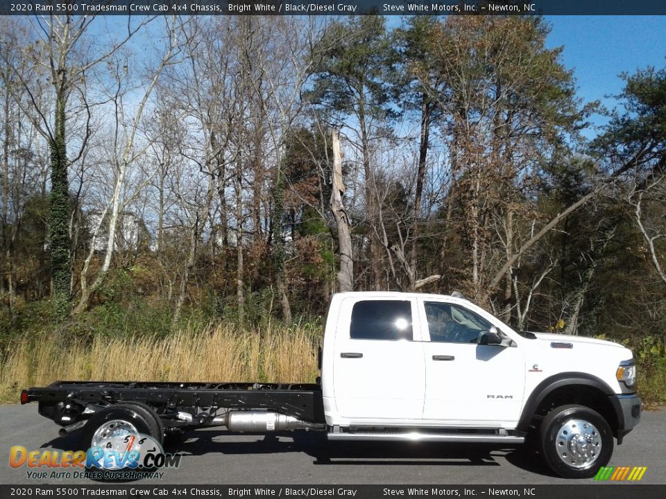 2020 Ram 5500 Tradesman Crew Cab 4x4 Chassis Bright White / Black/Diesel Gray Photo #5