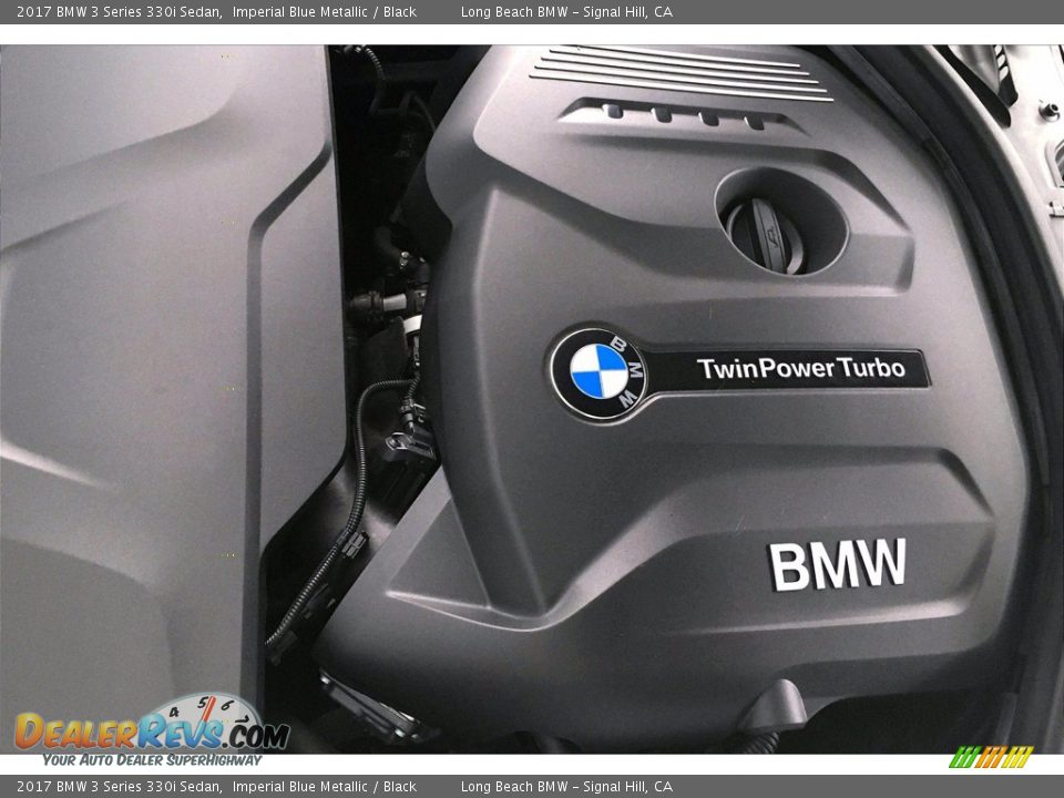 2017 BMW 3 Series 330i Sedan Imperial Blue Metallic / Black Photo #35