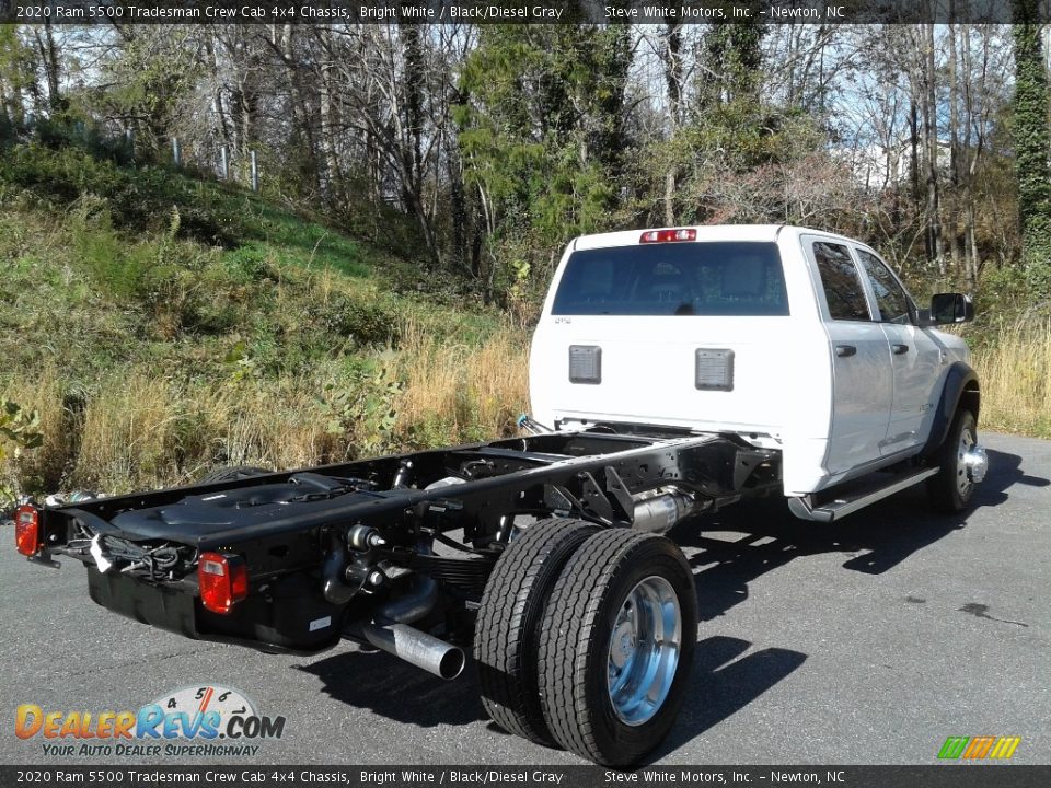 2020 Ram 5500 Tradesman Crew Cab 4x4 Chassis Bright White / Black/Diesel Gray Photo #6