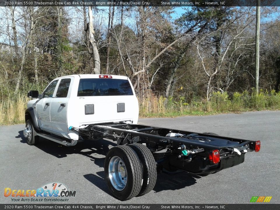 2020 Ram 5500 Tradesman Crew Cab 4x4 Chassis Bright White / Black/Diesel Gray Photo #8