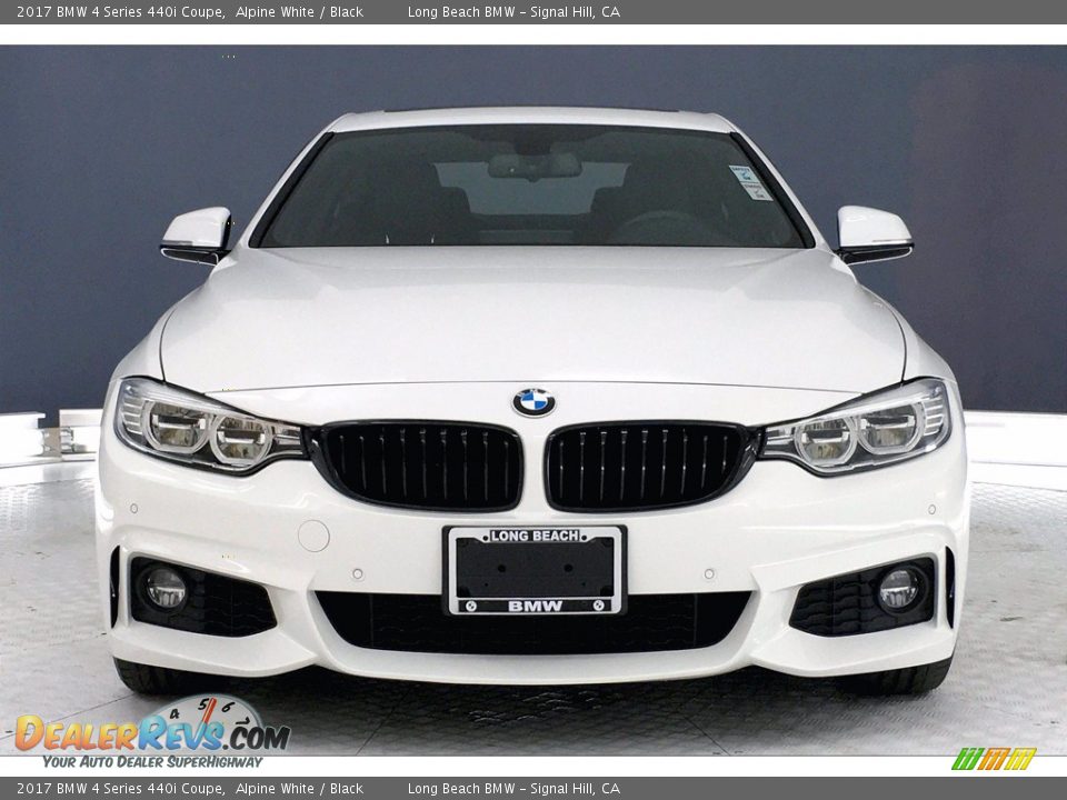 2017 BMW 4 Series 440i Coupe Alpine White / Black Photo #2