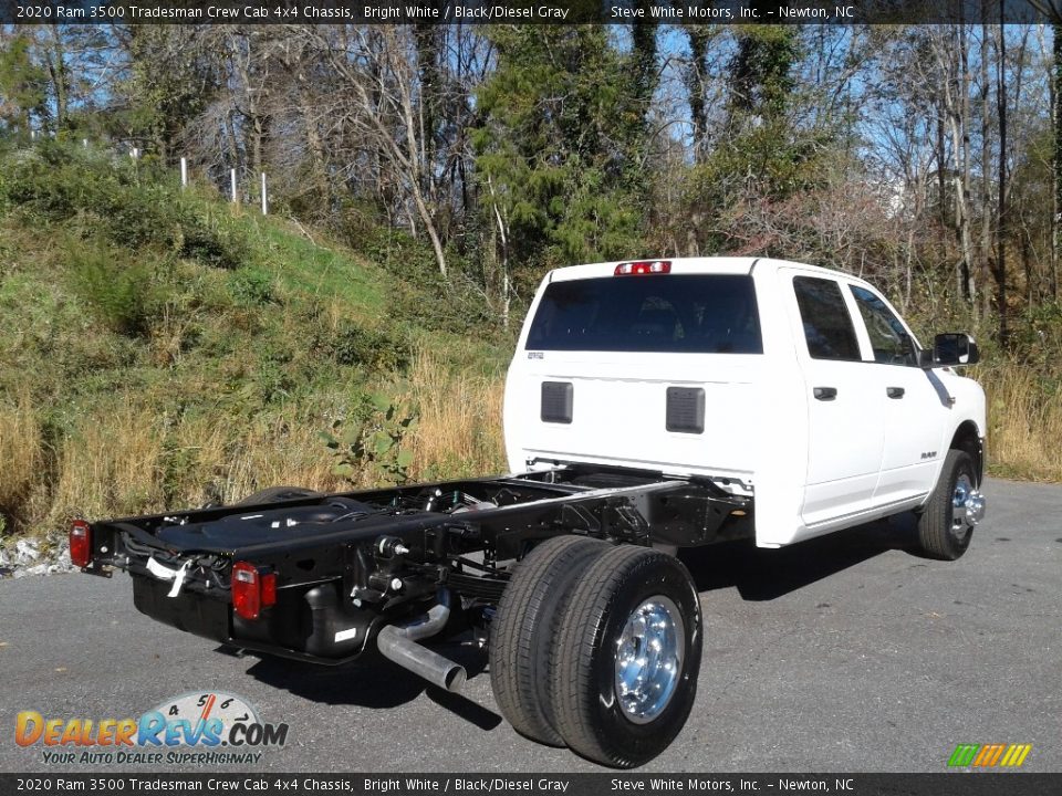 2020 Ram 3500 Tradesman Crew Cab 4x4 Chassis Bright White / Black/Diesel Gray Photo #6