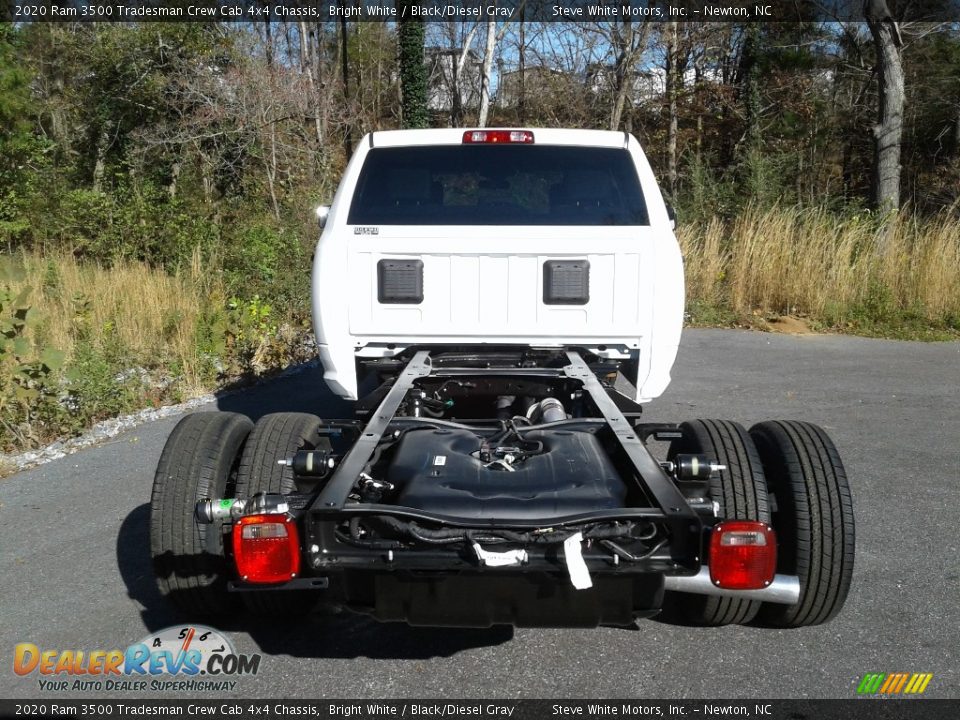 2020 Ram 3500 Tradesman Crew Cab 4x4 Chassis Bright White / Black/Diesel Gray Photo #7