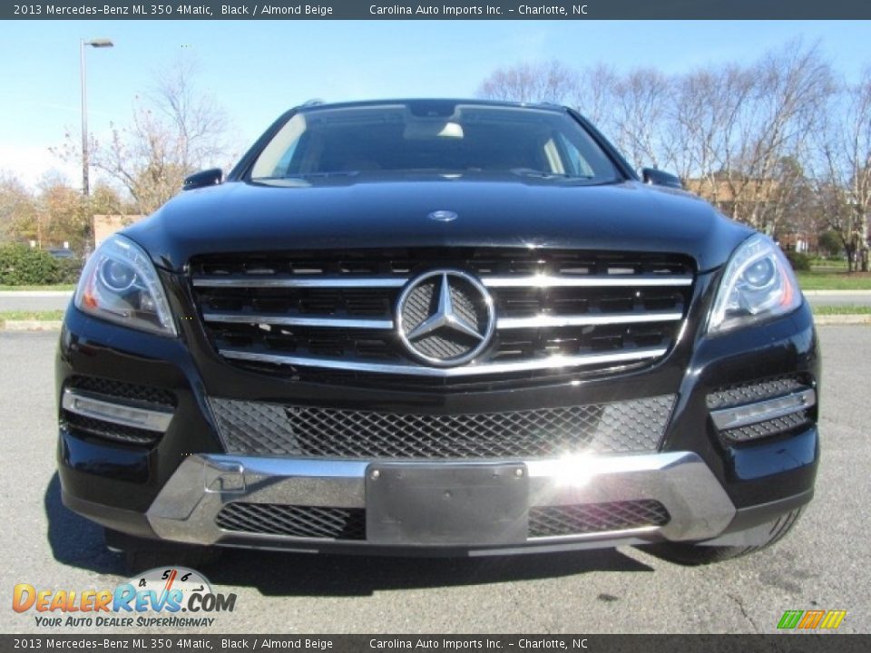 2013 Mercedes-Benz ML 350 4Matic Black / Almond Beige Photo #4