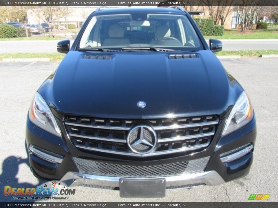 2013 Mercedes-Benz ML 350 4Matic Black / Almond Beige Photo #5