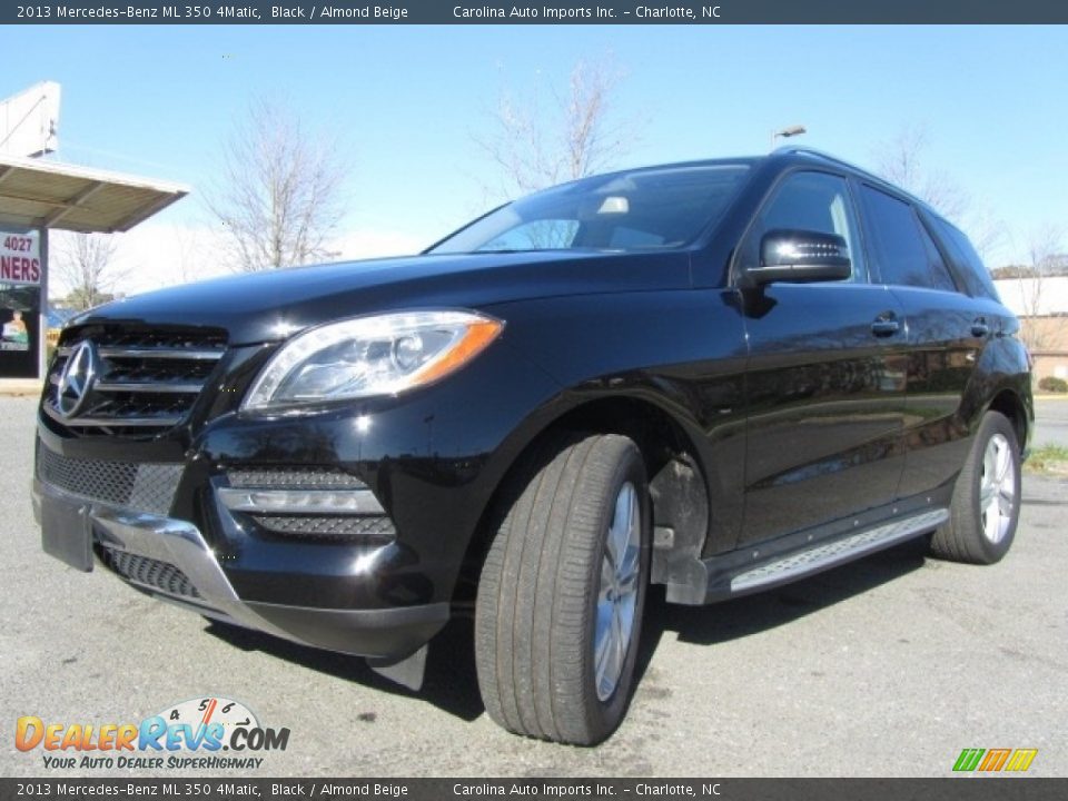 2013 Mercedes-Benz ML 350 4Matic Black / Almond Beige Photo #6