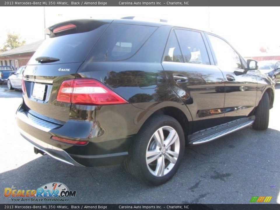 2013 Mercedes-Benz ML 350 4Matic Black / Almond Beige Photo #10