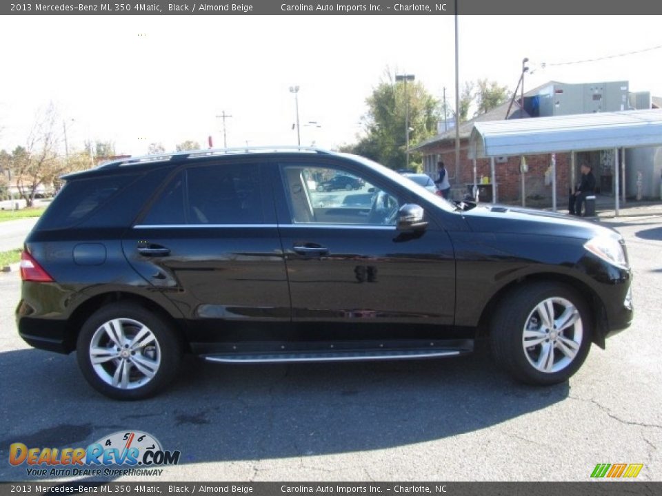 2013 Mercedes-Benz ML 350 4Matic Black / Almond Beige Photo #11