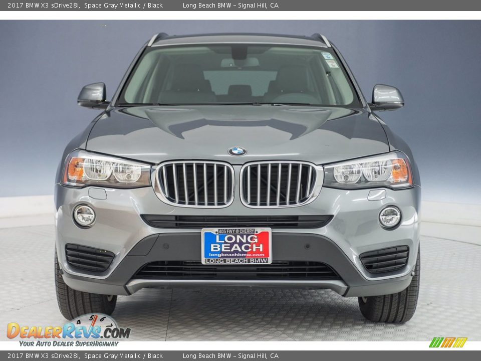 2017 BMW X3 sDrive28i Space Gray Metallic / Black Photo #2