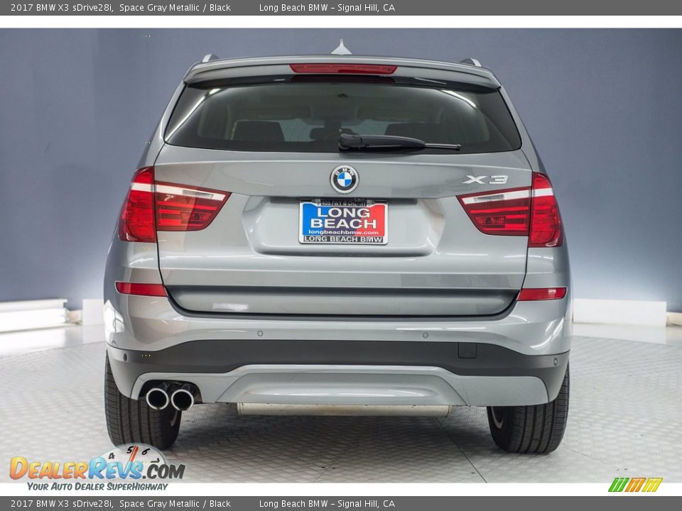 2017 BMW X3 sDrive28i Space Gray Metallic / Black Photo #3