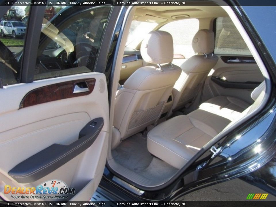 2013 Mercedes-Benz ML 350 4Matic Black / Almond Beige Photo #20