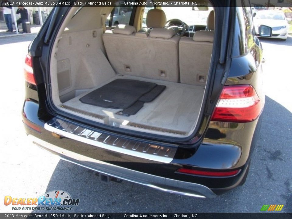 2013 Mercedes-Benz ML 350 4Matic Black / Almond Beige Photo #21