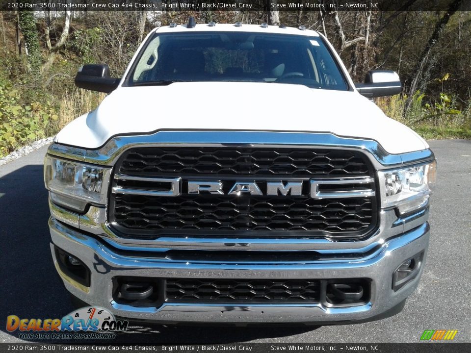 2020 Ram 3500 Tradesman Crew Cab 4x4 Chassis Bright White / Black/Diesel Gray Photo #3