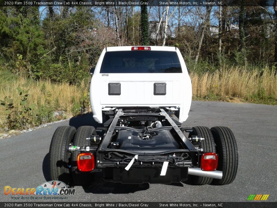 2020 Ram 3500 Tradesman Crew Cab 4x4 Chassis Bright White / Black/Diesel Gray Photo #7