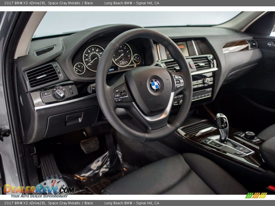 2017 BMW X3 sDrive28i Space Gray Metallic / Black Photo #15