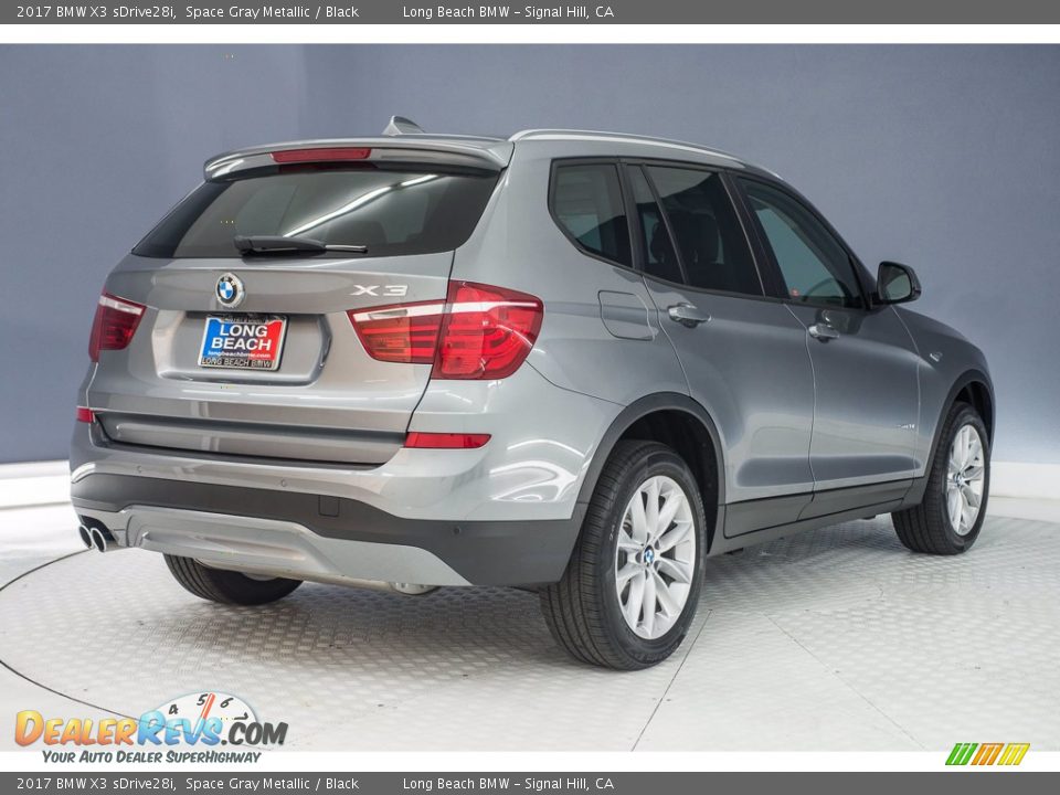 2017 BMW X3 sDrive28i Space Gray Metallic / Black Photo #29