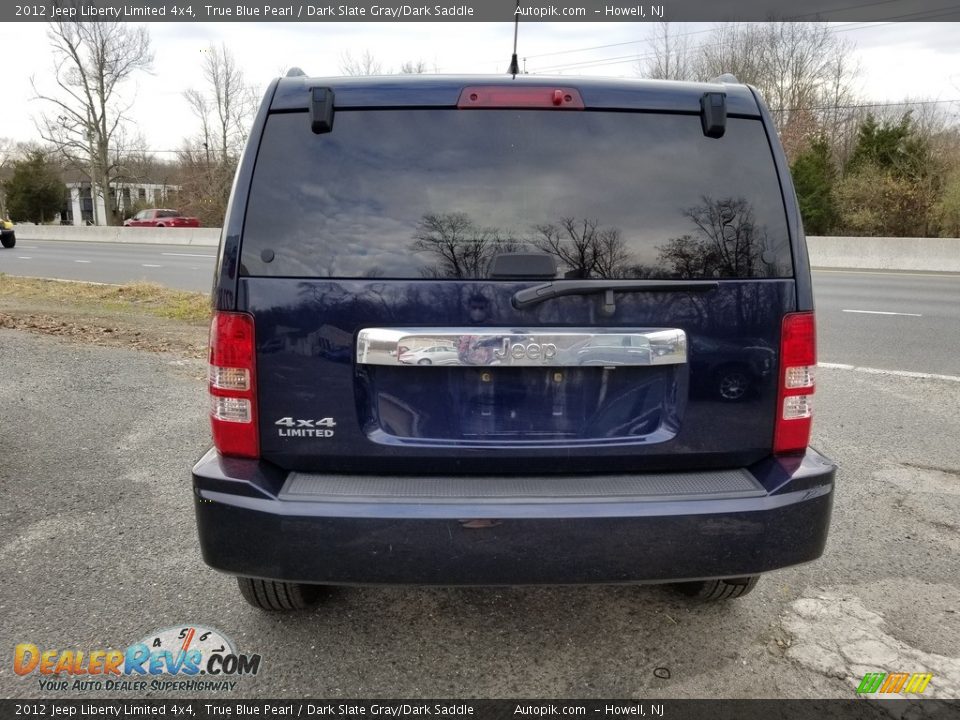 2012 Jeep Liberty Limited 4x4 True Blue Pearl / Dark Slate Gray/Dark Saddle Photo #5