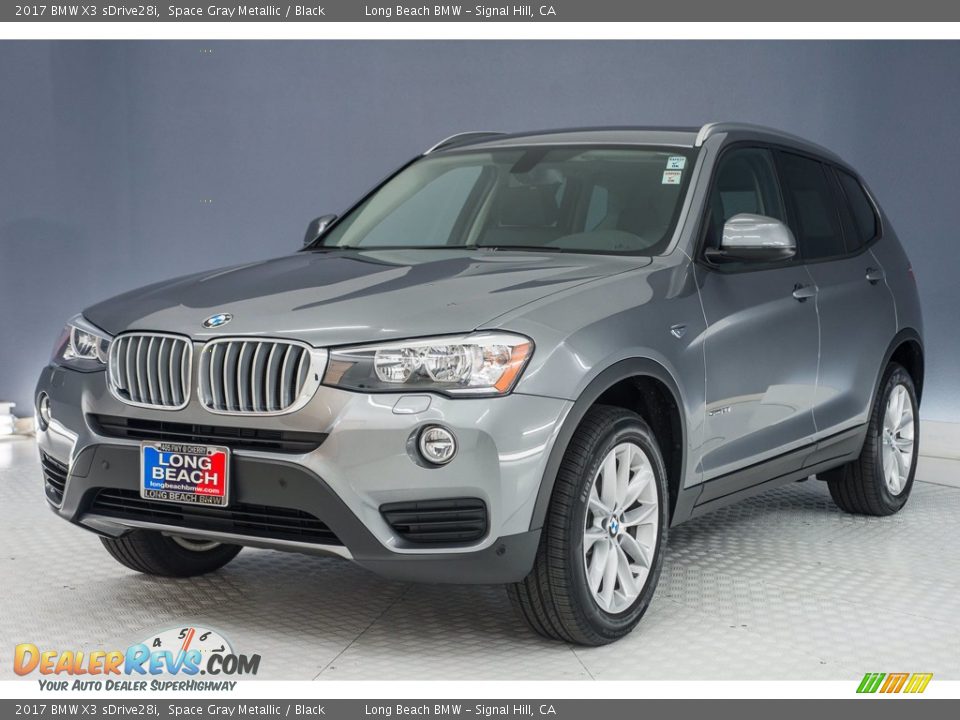 2017 BMW X3 sDrive28i Space Gray Metallic / Black Photo #30