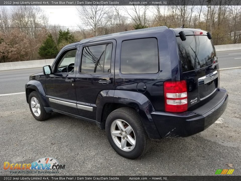 2012 Jeep Liberty Limited 4x4 True Blue Pearl / Dark Slate Gray/Dark Saddle Photo #7