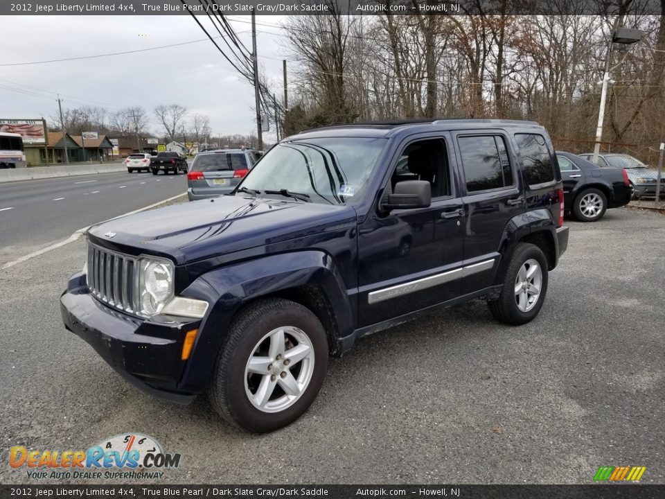 2012 Jeep Liberty Limited 4x4 True Blue Pearl / Dark Slate Gray/Dark Saddle Photo #8