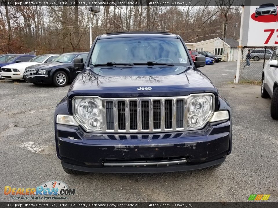 2012 Jeep Liberty Limited 4x4 True Blue Pearl / Dark Slate Gray/Dark Saddle Photo #9