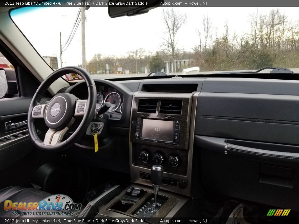 2012 Jeep Liberty Limited 4x4 True Blue Pearl / Dark Slate Gray/Dark Saddle Photo #14