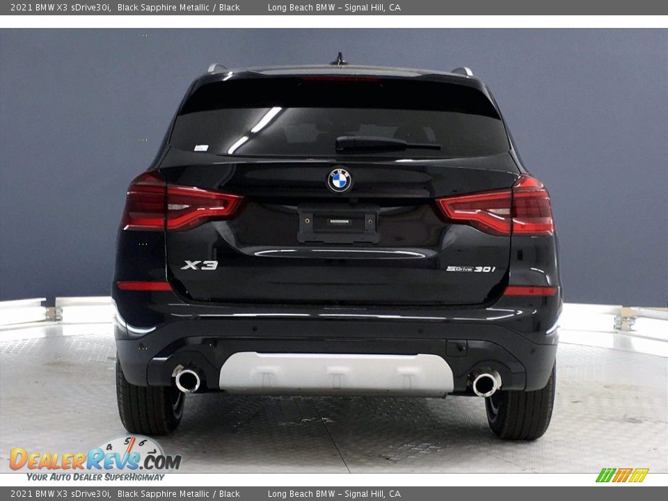 2021 BMW X3 sDrive30i Black Sapphire Metallic / Black Photo #4