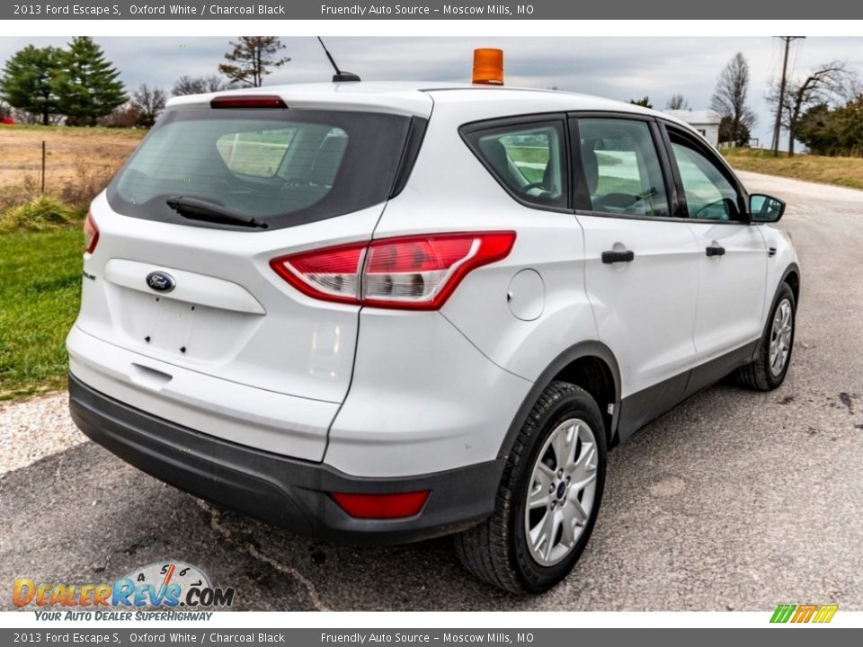 2013 Ford Escape S Oxford White / Charcoal Black Photo #4