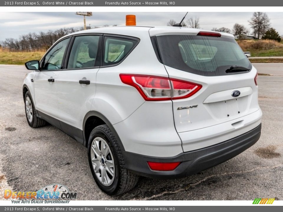 2013 Ford Escape S Oxford White / Charcoal Black Photo #6