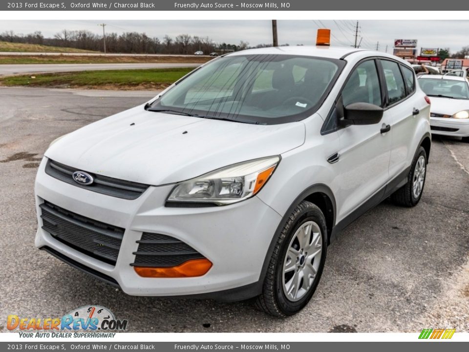 2013 Ford Escape S Oxford White / Charcoal Black Photo #8